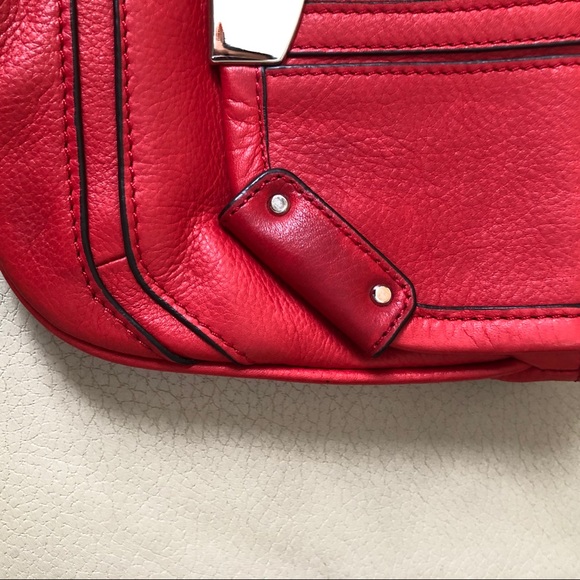 ❤️B. MAKOWSKY Genuine Leather Red Crossbody Bag.❤️ - Picture 5 of 9